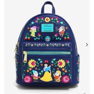 Loungefly Disney Snow White and the Seven Dwarfs Folk Mini Backpack